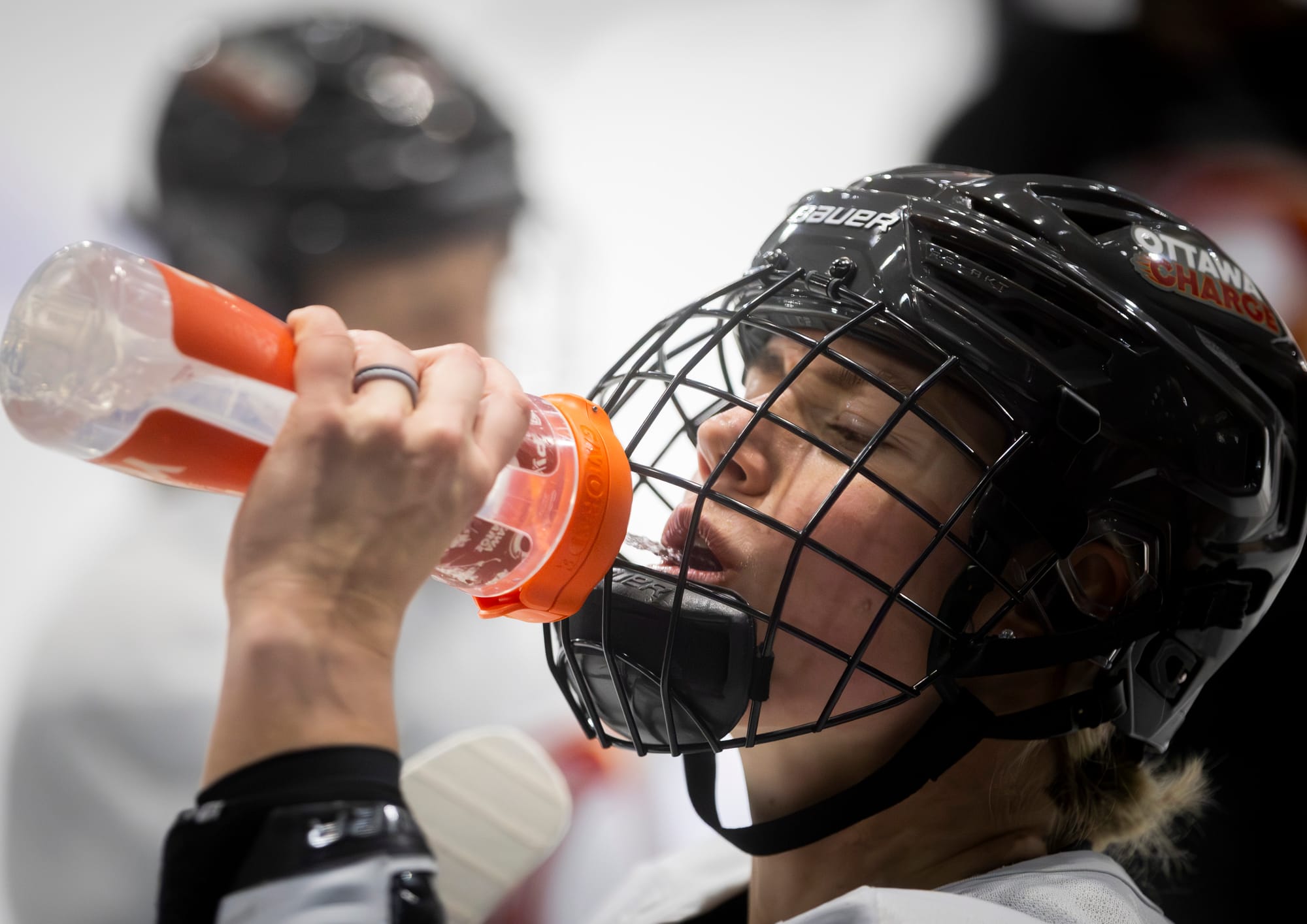Entrainement hockey féminin