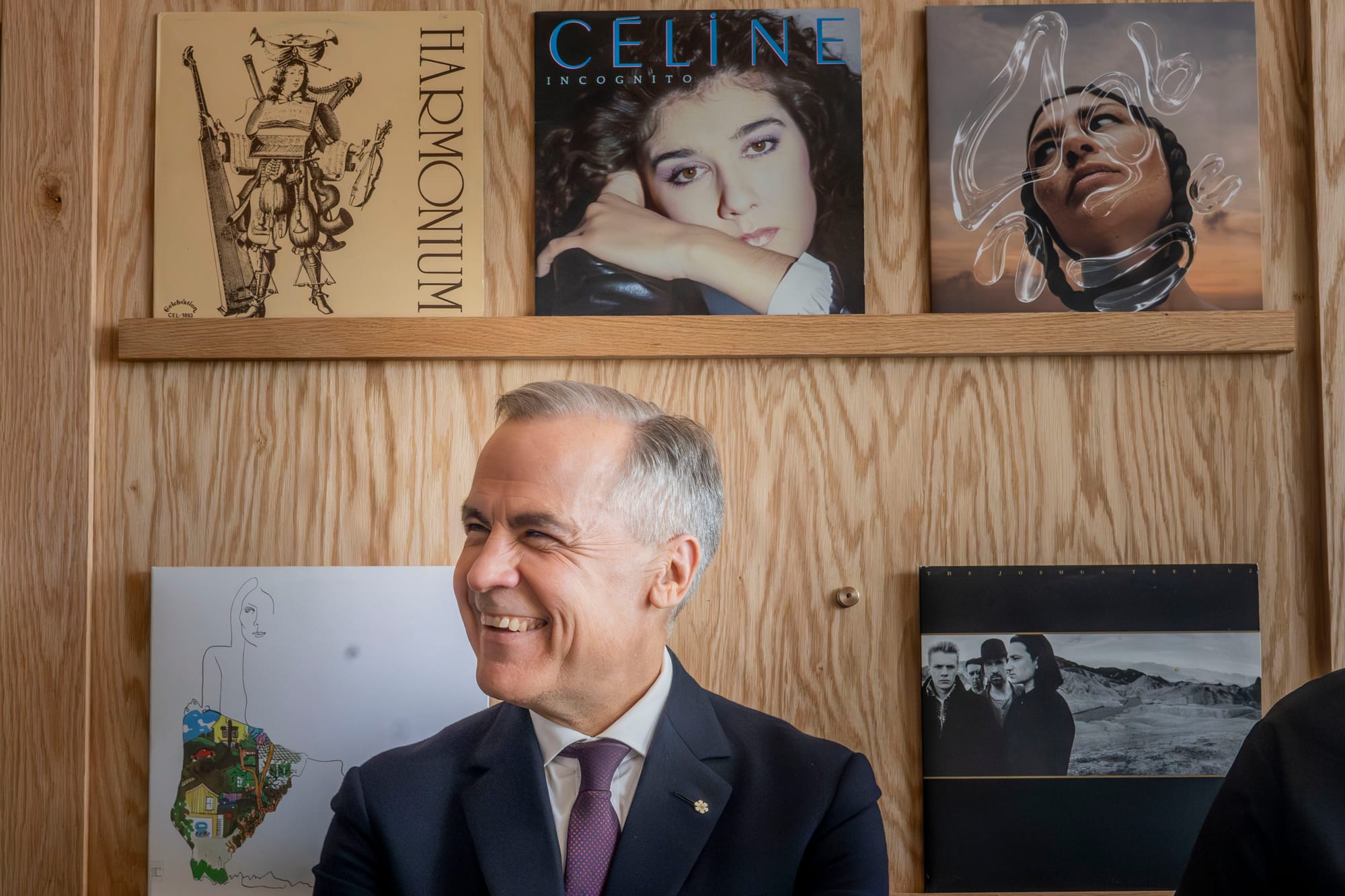 MARK CARNEY EN ENTREVUE AVEC LA PRESSE